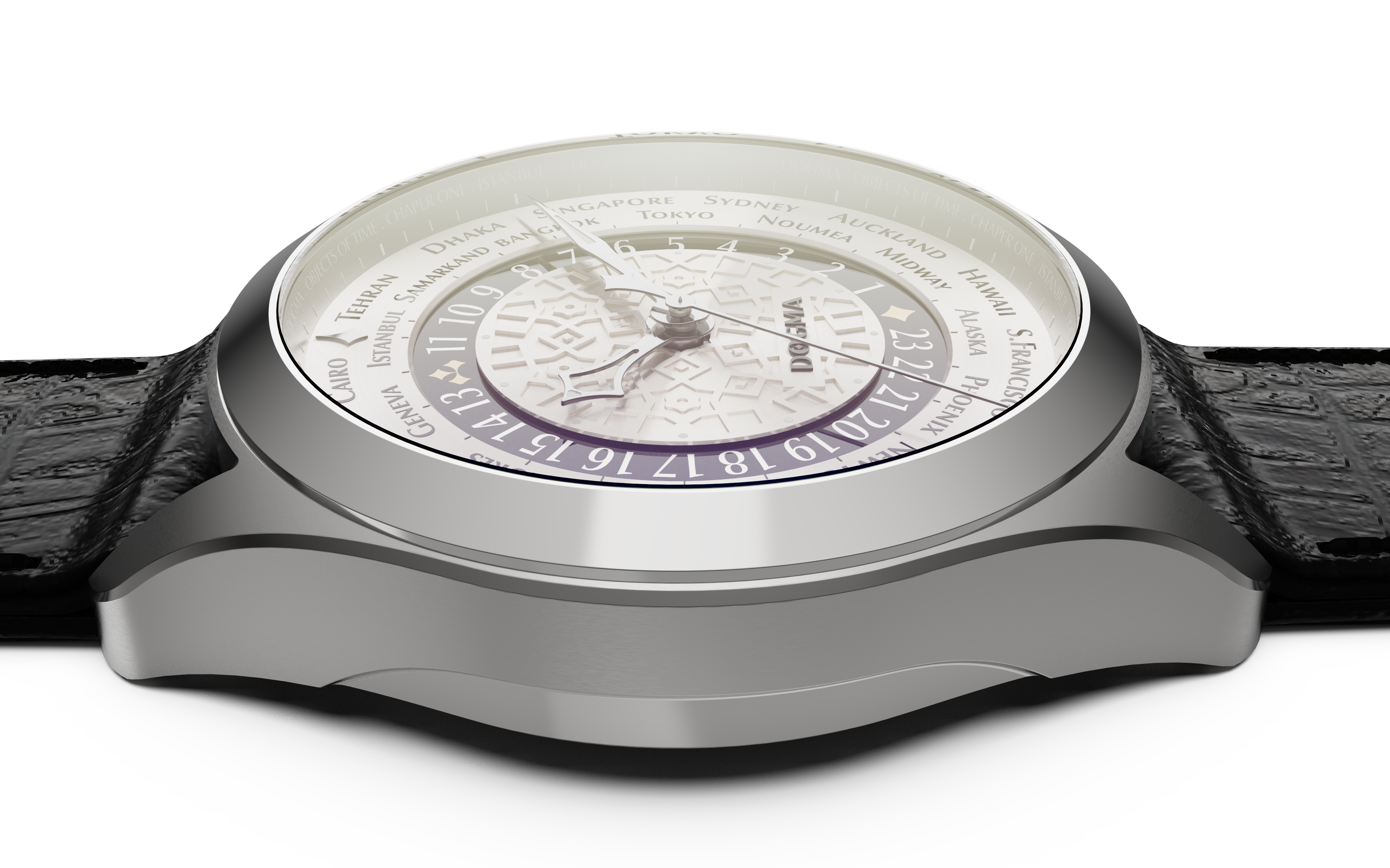 Dogma Monograph: Istanbul world-time watch side profile